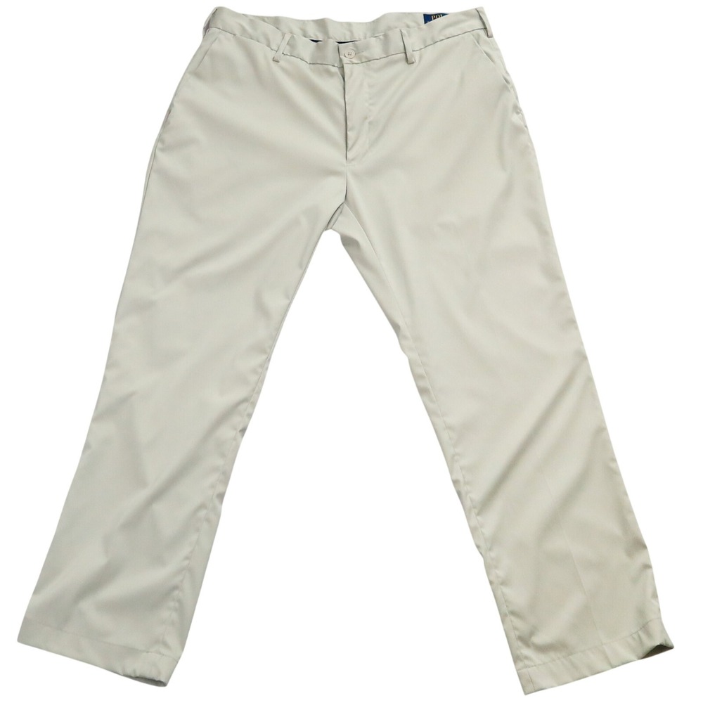 Polo Ralph Lauren Performance Pants Mens 36x30 Tan Stretch Classic Fit Chinos